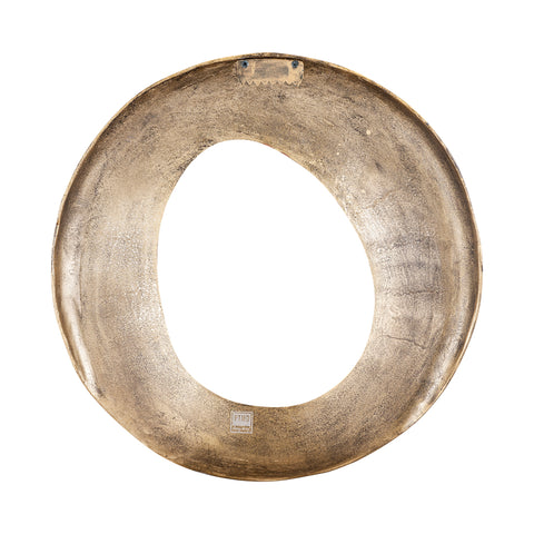 Daweson Brass fundido panel de pared de aluminio abierto redondo L a Only.