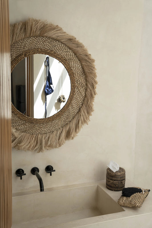 Le miroir Capri - Naturel - L
