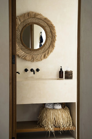 Le miroir Capri - Naturel - L