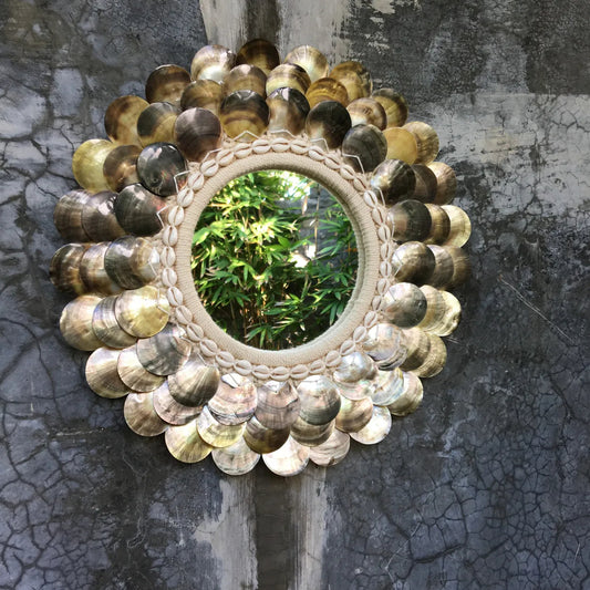 Le miroir de pièces - Marron naturel - M_40
