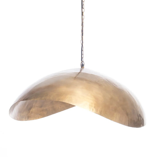 Le pendentif de fortune cookie - laiton - XL