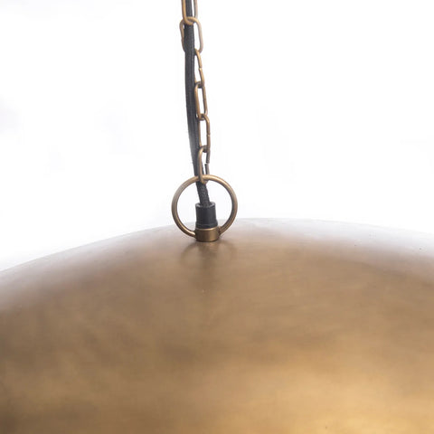 Le pendentif de fortune cookie - laiton - XL
