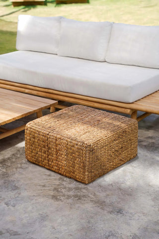 Le Hyacinth Pouffe Square - Naturel - M