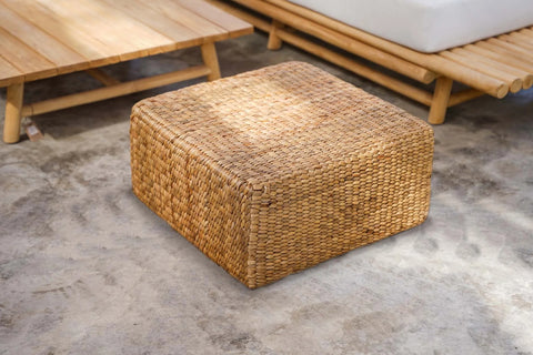 Le Hyacinth Pouffe Square - Naturel - M