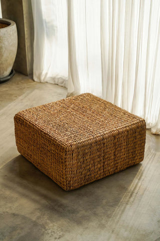 Le Hyacinth Pouffe Square - Naturel - M