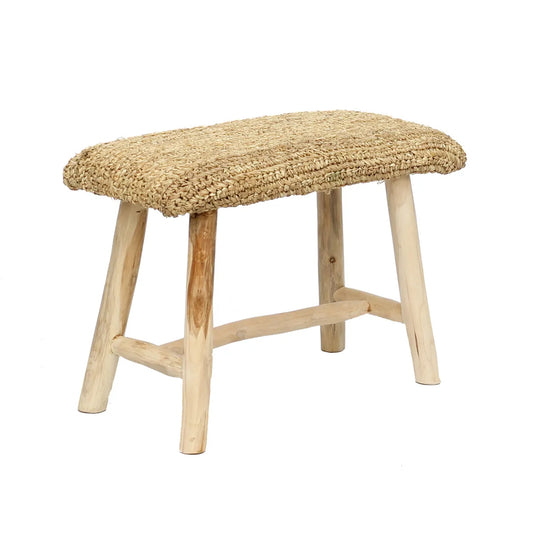 Le banc en raphia - Naturel