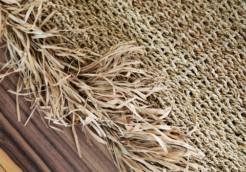 Le tapis à franges - Naturel - 180x240