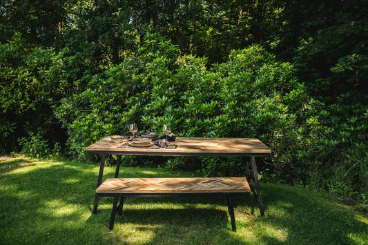Le banc à chevrons - Naturel - 150 en seulement.