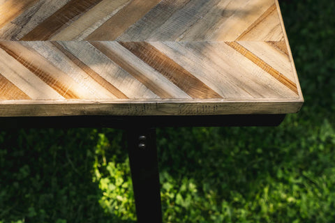 Le banc à chevrons - Naturel - 150 en seulement.