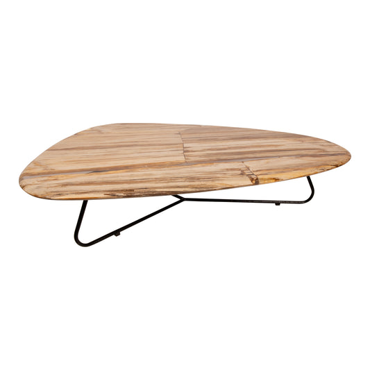 Deeba coffeetable petrified wood 130
