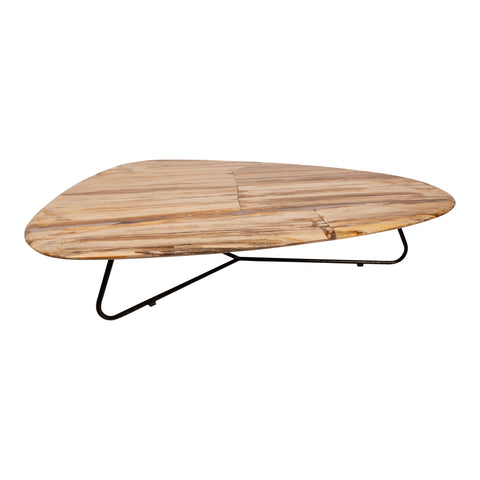 Deeba coffeetable petrified wood 130