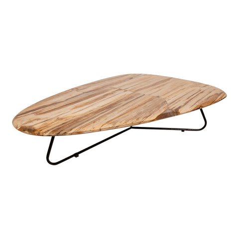 Deeba coffeetable petrified wood 130