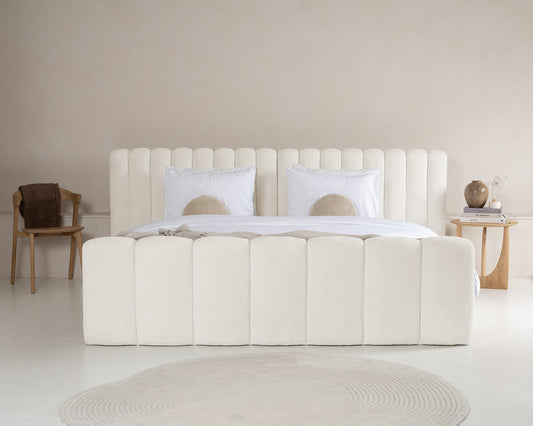 Designbed Adore Chique 180x200 Beige - With Mattress