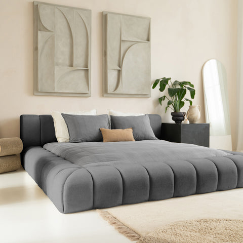 Designbed Adore Classic 160x200 Anthracite - Without Mattress
