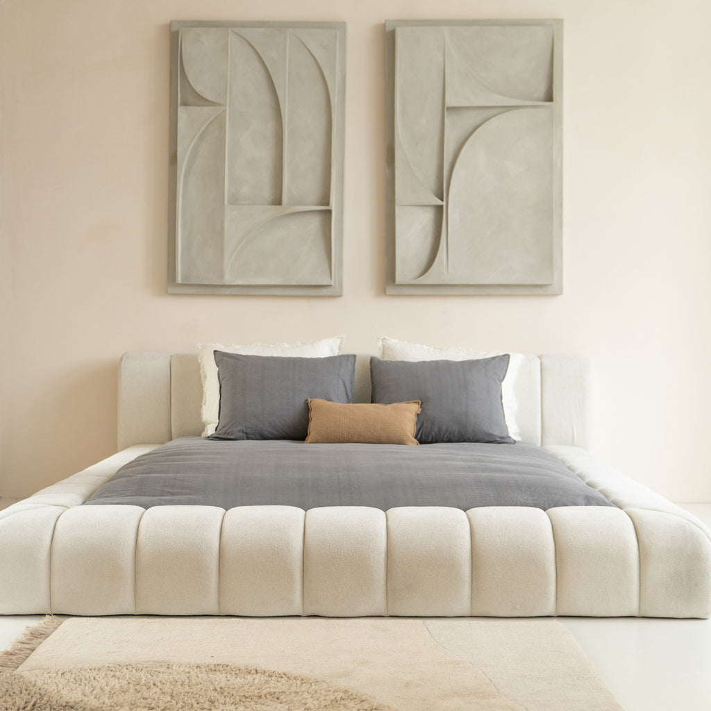 Ontwerpbed Adore Classic 160x200 Beige - Inclusief Matras