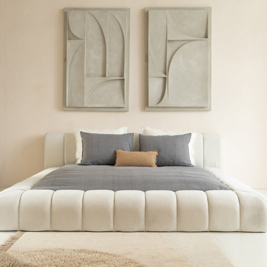 Ontwerpbed Adore Classic 160x200 Beige - Inclusief Matras