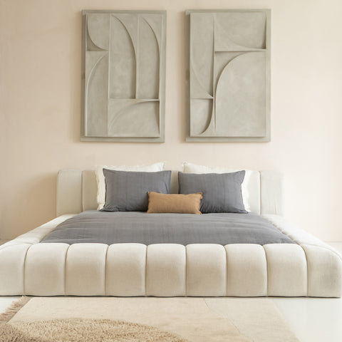 Ontwerpbed Adore Classic 160x200 Beige - Inclusief Matras
