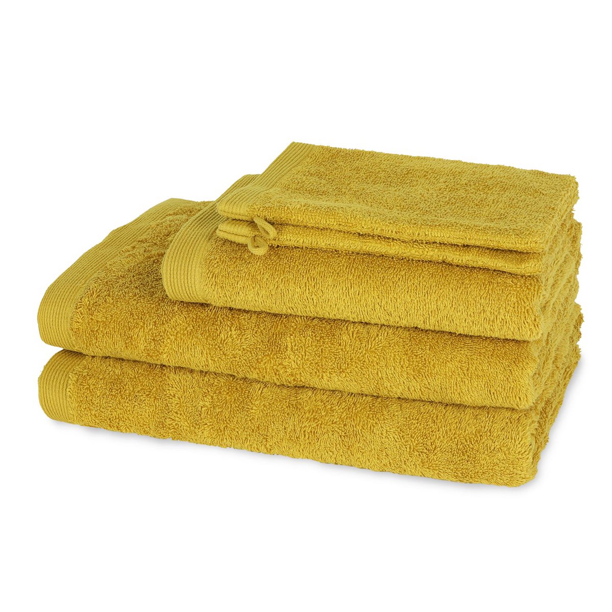 Handdoekenset Como Mosterd Casilin