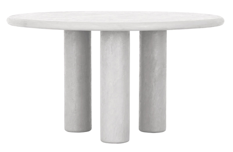 Mesa de comedor Clio redonda 140 TIZA