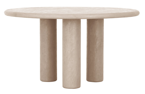 Mesa de comedor redonda Clio 140 SAND