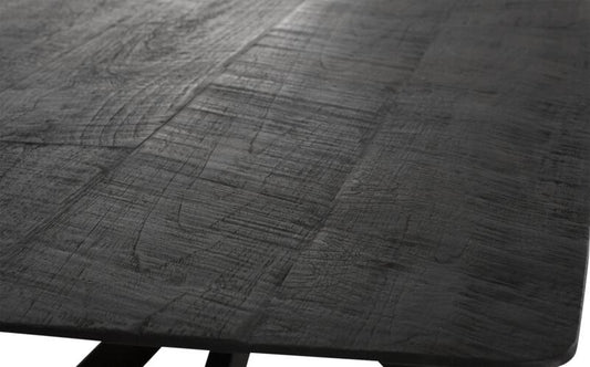 Mesa de comedor Curvas rectangulares NEGRO