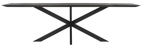 Mesa de comedor Curvas rectangulares NEGRO