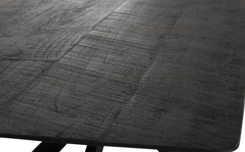 Mesa de comedor Curvas rectangular NEGRO