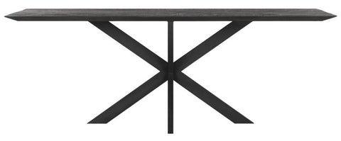 Mesa de comedor Curvas rectangular NEGRO
