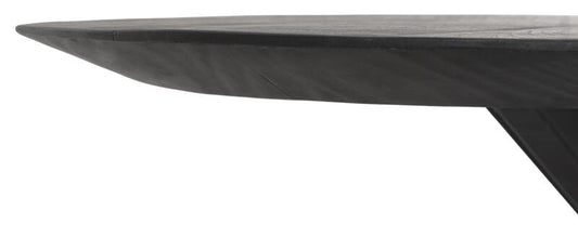 Forma de mesa oval NEGRO