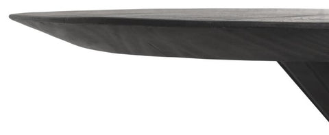 Forma de mesa oval NEGRO