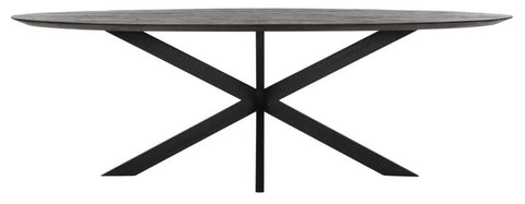 Forma de mesa oval NEGRO