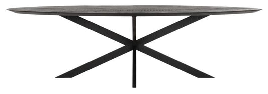 Forma de mesa oval NEGRO