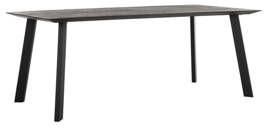 Forma rectangular de la mesa NEGRO