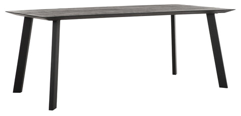 Forma rectangular de la mesa NEGRO