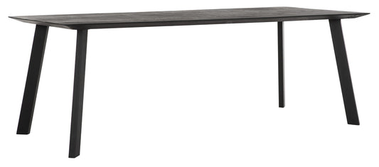 Forma rectangular de la mesa NEGRO