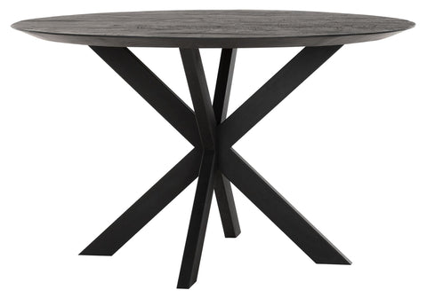 Forma de mesa redonda NEGRO