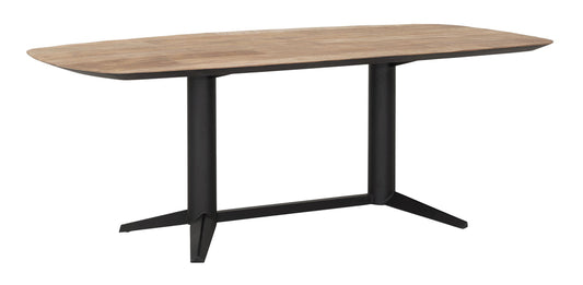 Mesa de comedor rectangular Soho 210 en madera de teca