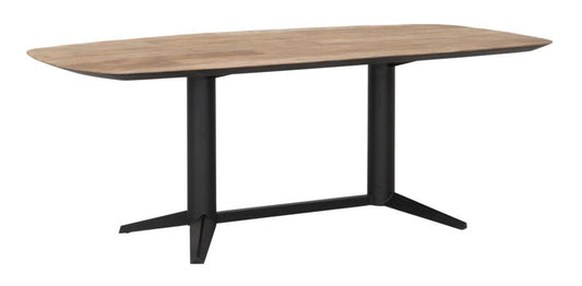 Mesa de comedor rectangular Soho 210 en madera de teca