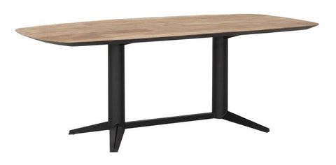 Mesa de comedor rectangular Soho 210 en madera de teca