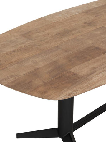Mesa de comedor rectangular Soho 210 en madera de teca