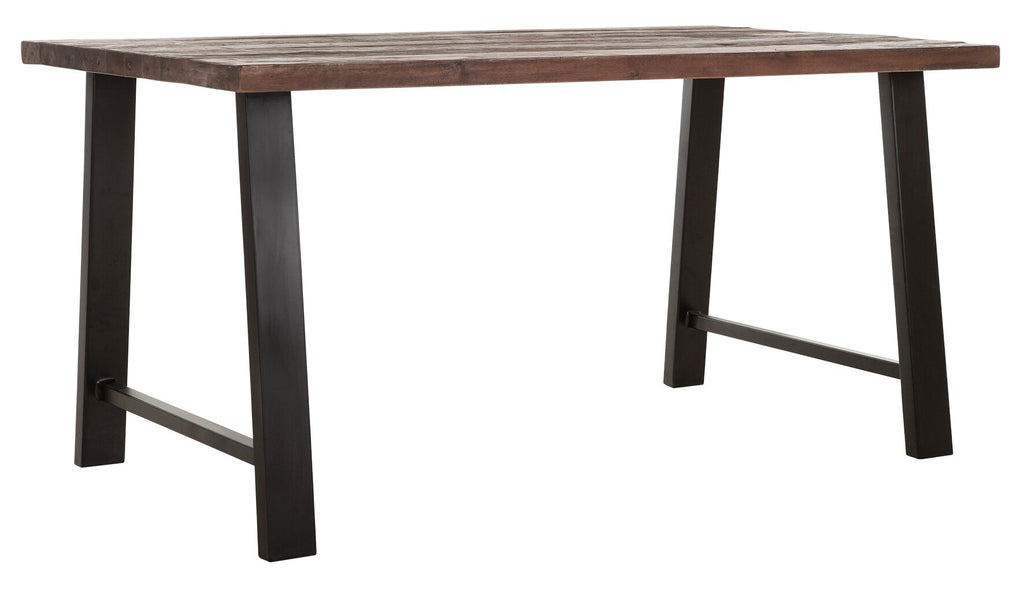 Mesa de comedor rectangular de madera