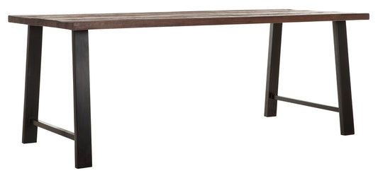 Mesa de comedor rectangular de madera