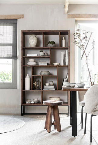 Mesa de comedor rectangular de madera