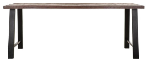 Mesa de comedor rectangular de madera