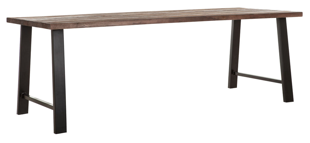 Mesa de comedor rectangular de madera
