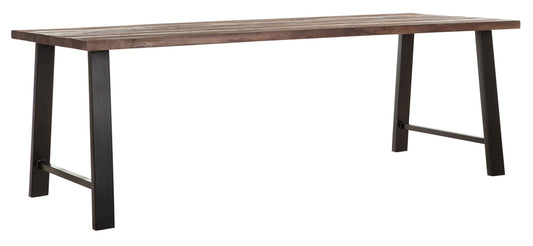 Mesa de comedor rectangular de madera