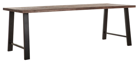 Mesa de comedor rectangular de madera