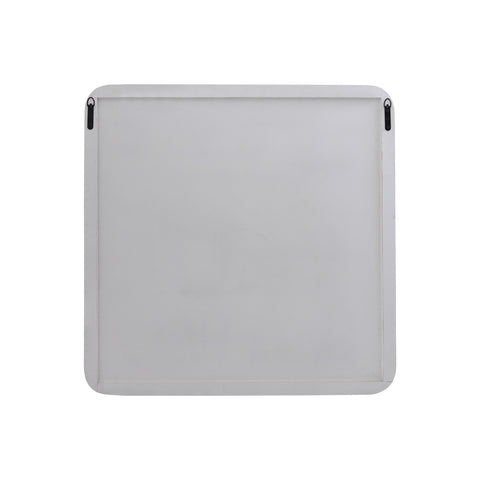 Dishita Cream square mdf wall panel ribbed small