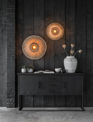 Commode Beam No.2, 2 portes, 3 tiroirs NOIR