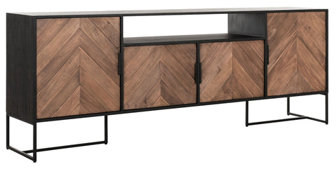 Comoda Criss Cross No.3, 4 puertas, estante abierto